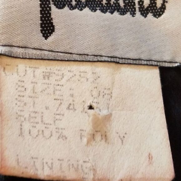 Vintage 80's Tadashi Fringe Rouched Surplice Cocktail Flapper style Dress Size 8 - Picture 12 of 12